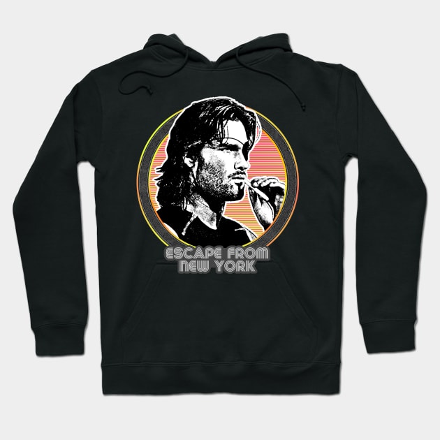 Escape From New York /// Retro Look Fan Design Hoodie by DankFutura